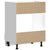Oven Cabinet "Lucca" High Gloss White Engineered Wood