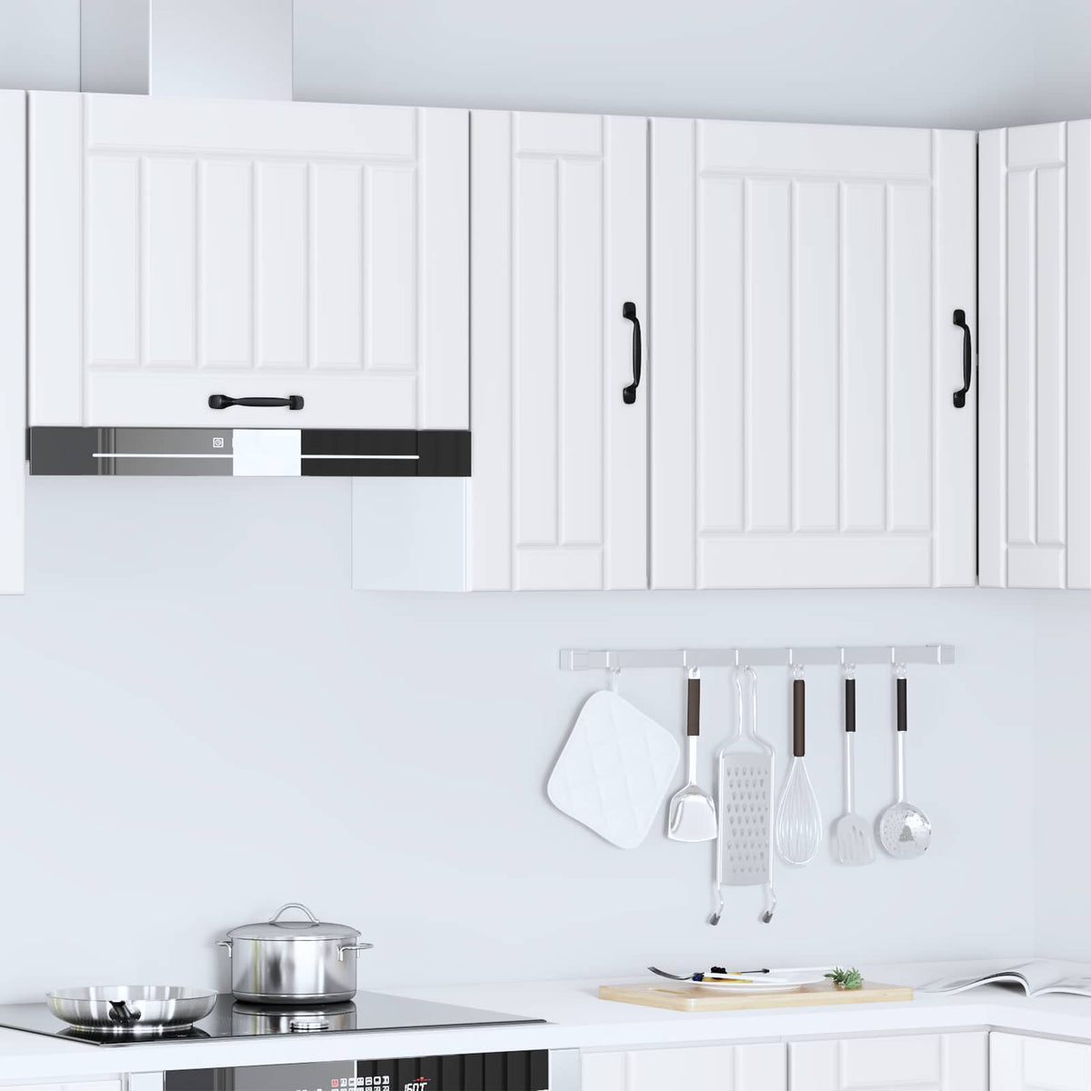 Kitchen Wall Cabinet Lucca White Engineered Wood