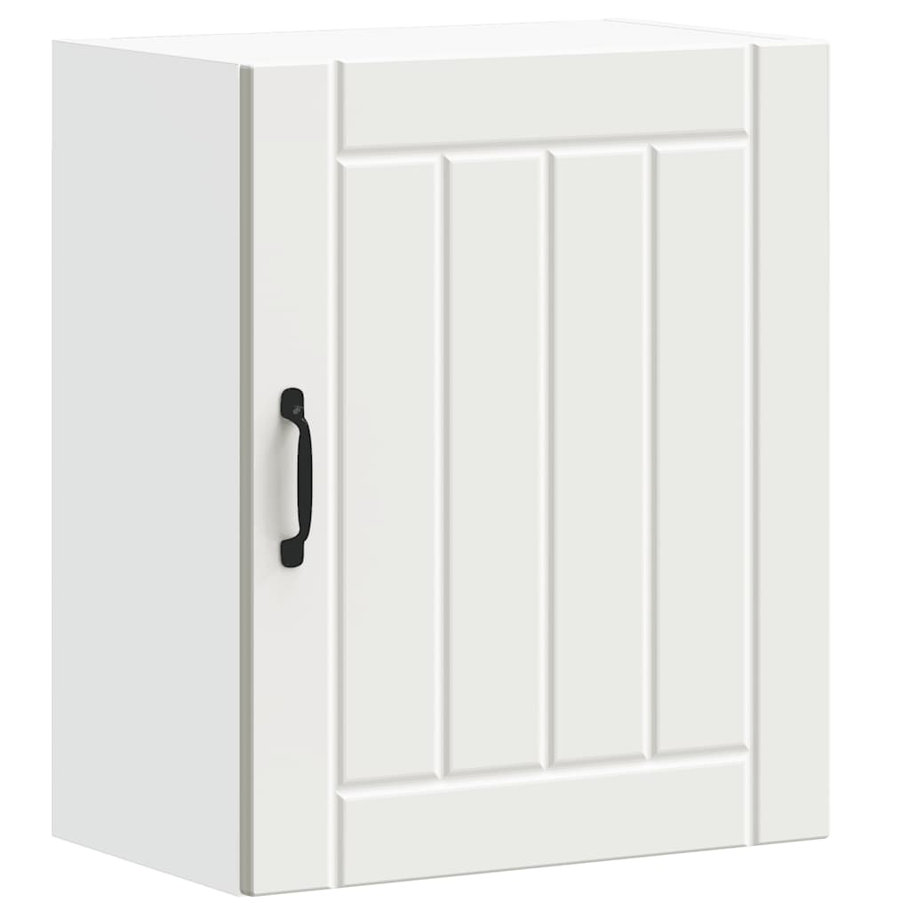 Kitchen Wall Cabinets 2 pcs "Lucca" White Engineered Wood