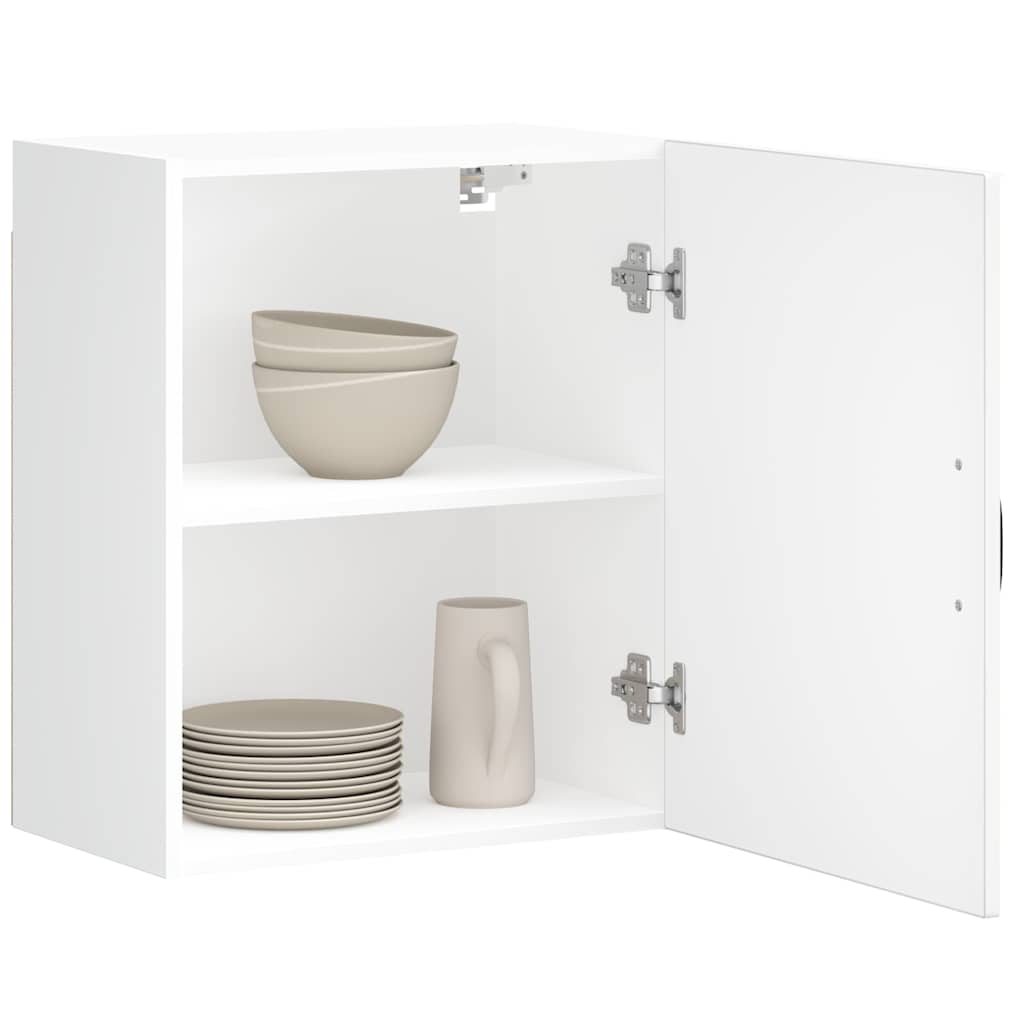 Kitchen Wall Cabinets 2 pcs "Lucca" White Engineered Wood