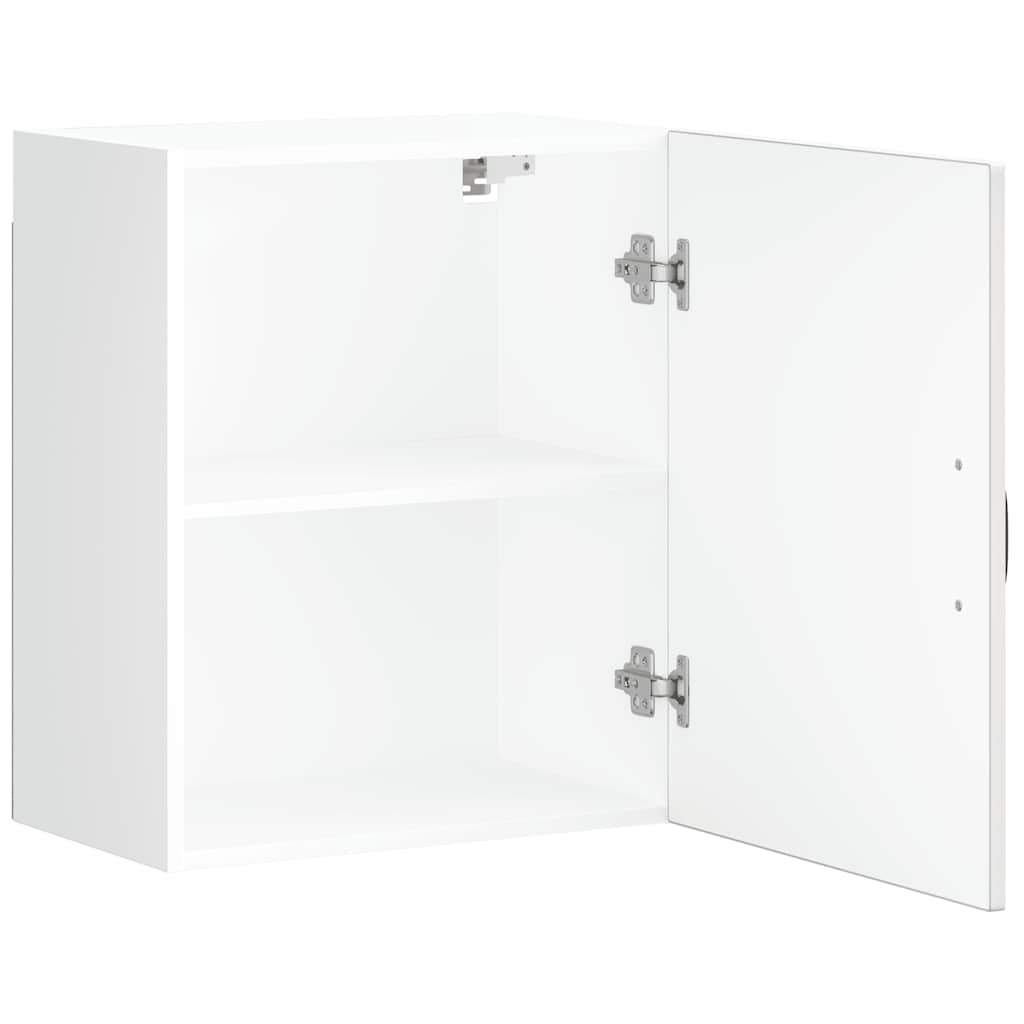 Kitchen Wall Cabinet "Lucca" High Gloss White Engineered Wood