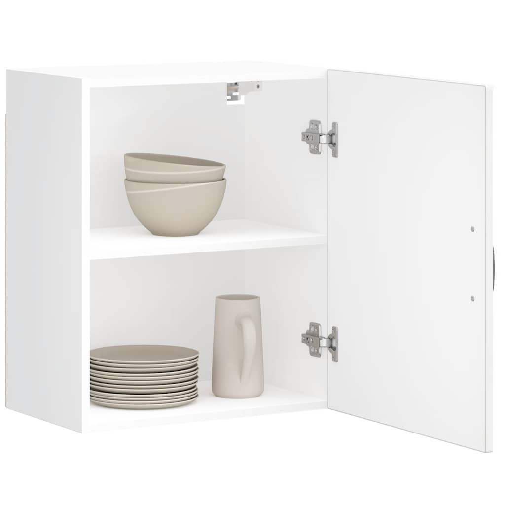 Kitchen Wall Cabinet "Lucca" High Gloss White Engineered Wood