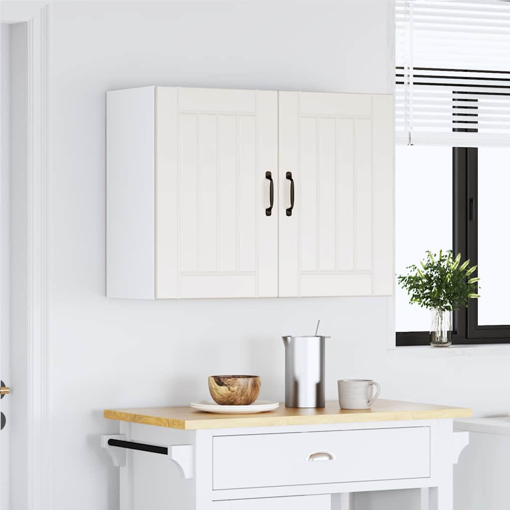 Kitchen Wall Cabinet Lucca White Engineered Wood