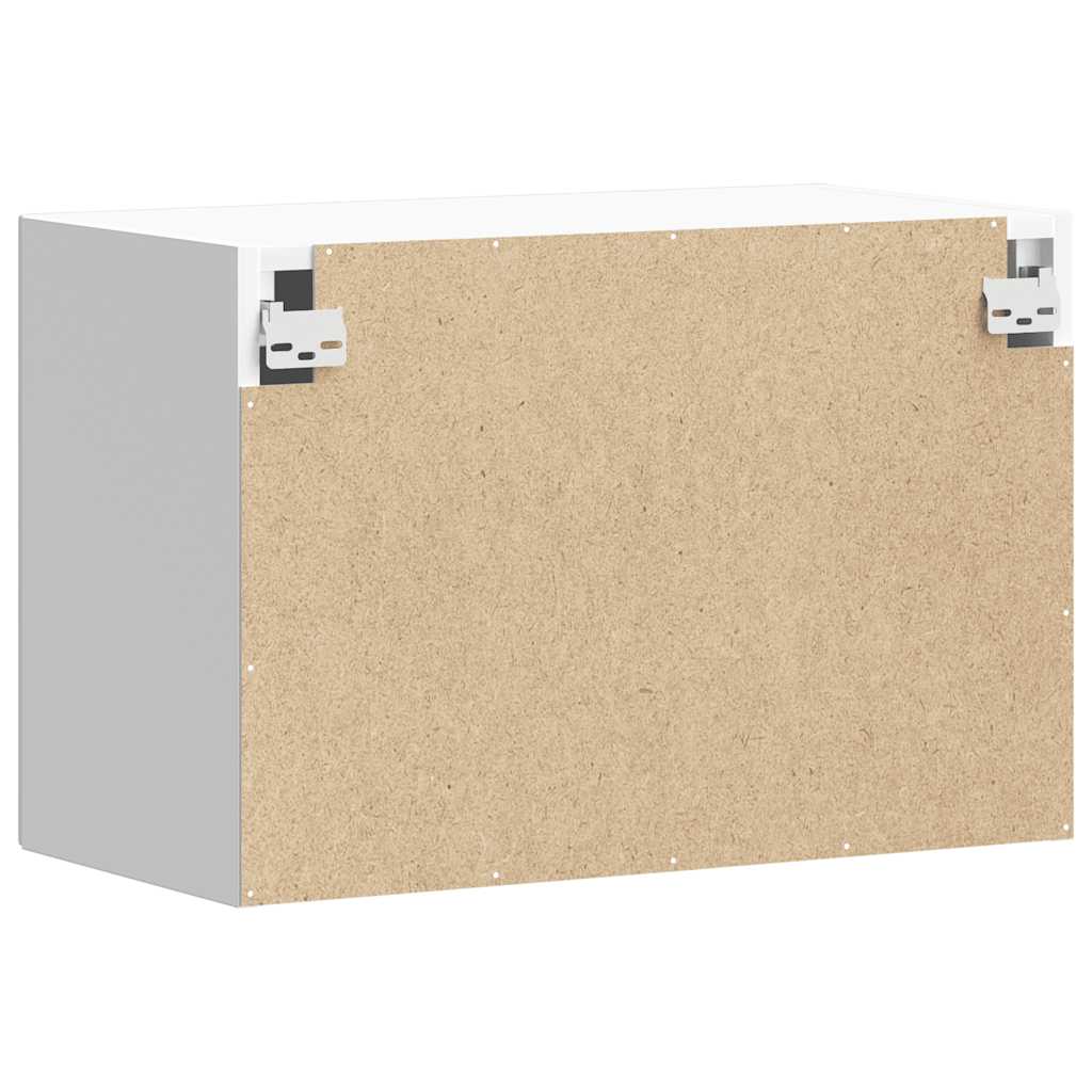 Kitchen Wall Cabinet "Lucca" High Gloss White Engineered Wood