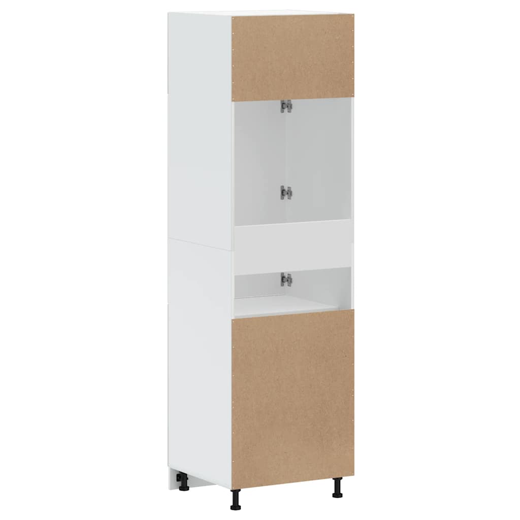 Kitchen Cupboard "Lucca" High Gloss White Engineered Wood