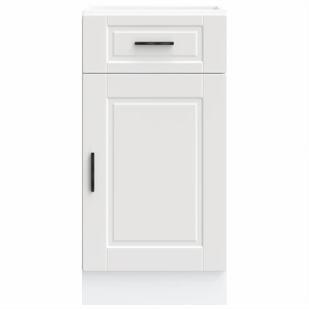 Kitchen Base Cabinet Porto White Engineered Wood