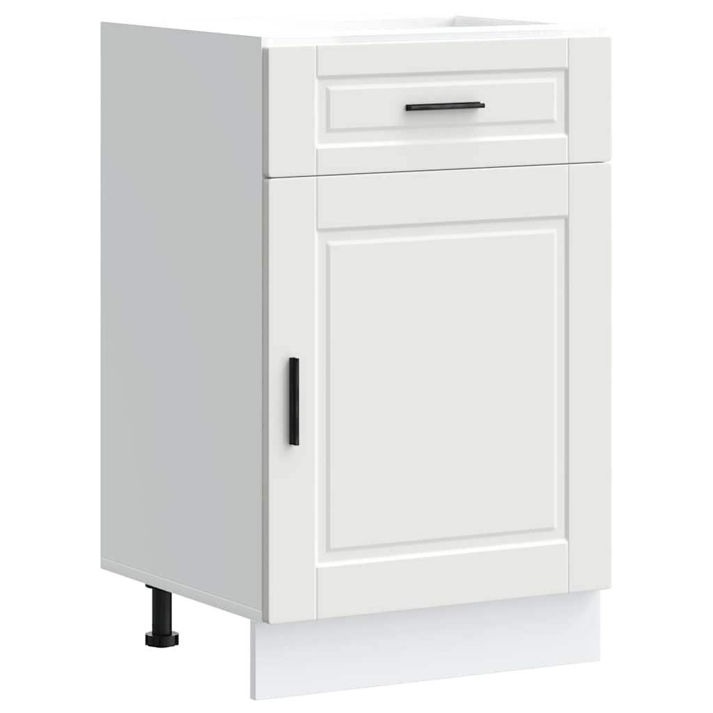 Kitchen Base Cabinet Porto White Engineered Wood