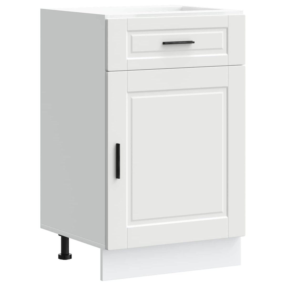 Kitchen Base Cabinet Porto White Engineered Wood