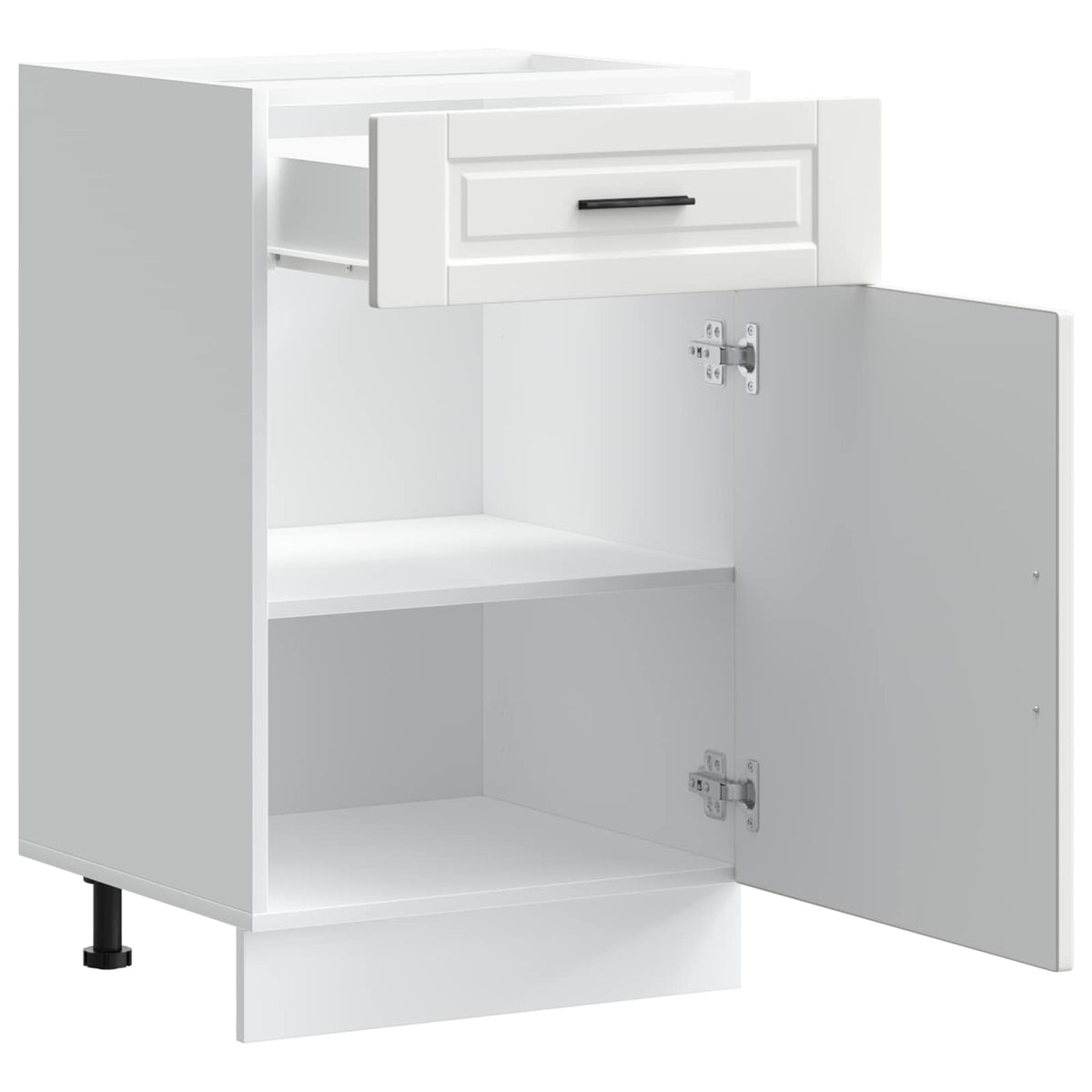 Kitchen Base Cabinet Porto White Engineered Wood