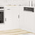 Kitchen Corner Base Cabinet Porto White Engineered Wood