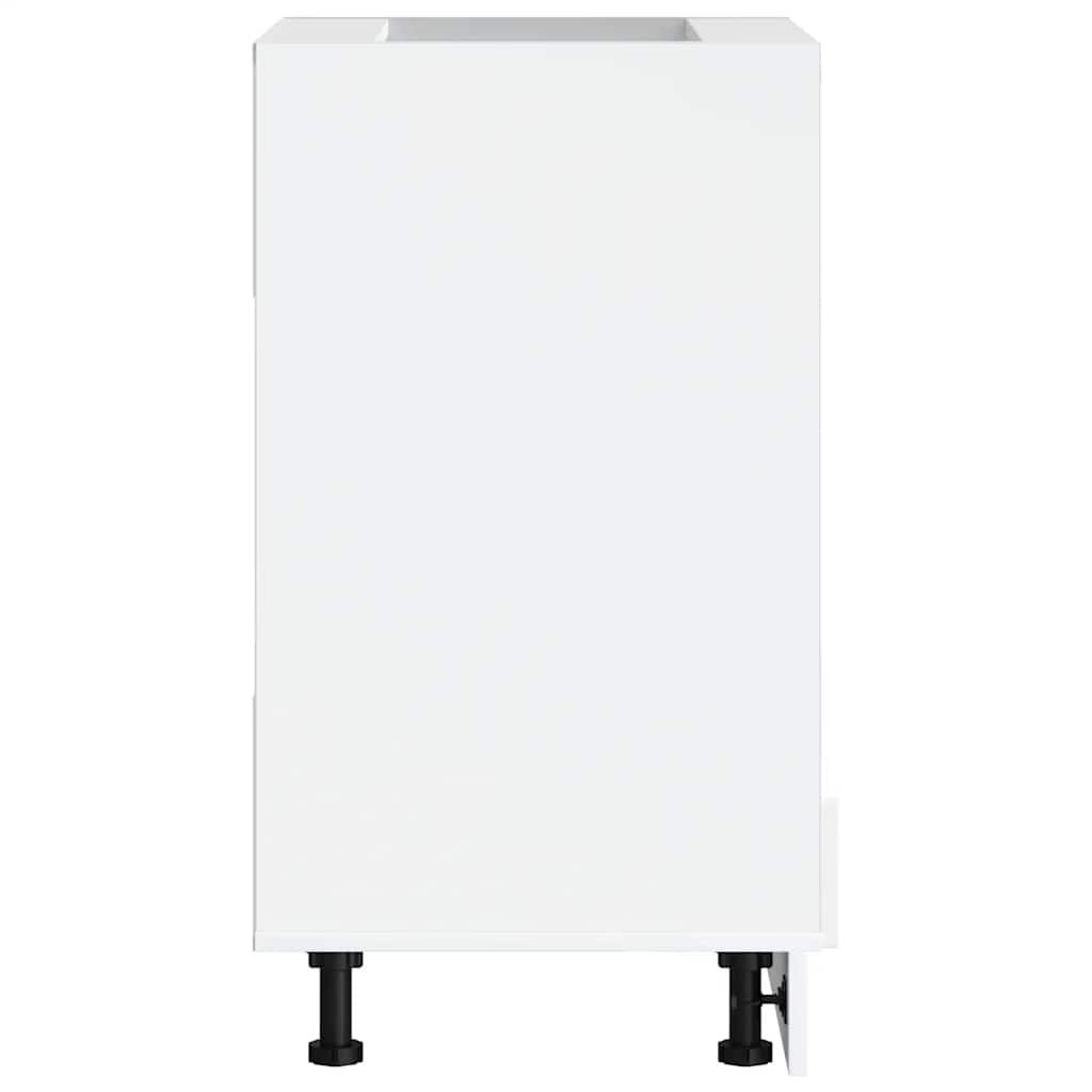 Oven Cabinet Porto White Engineered Wood