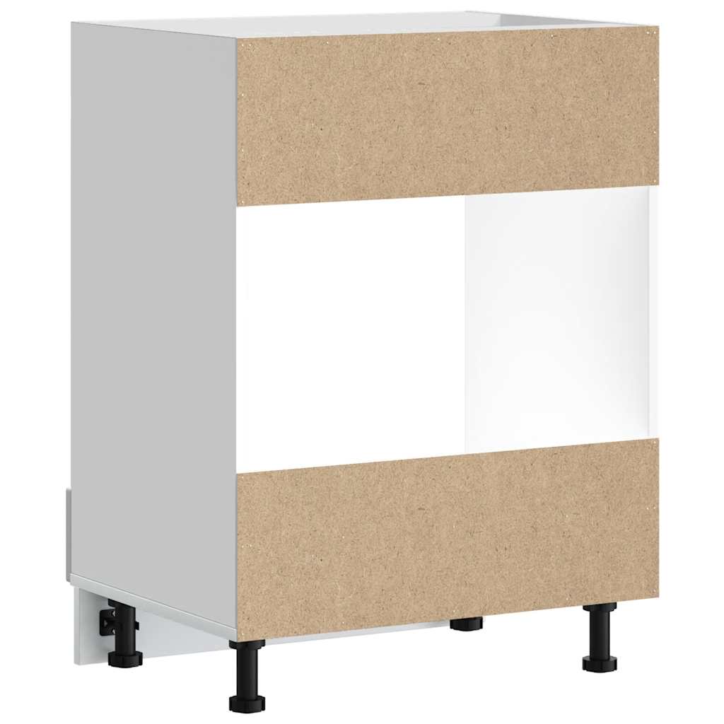 Oven Cabinet Porto White Engineered Wood