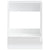 Oven Cabinet "Porto" High Gloss White Engineered Wood