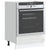 Oven Cabinet "Porto" High Gloss White Engineered Wood