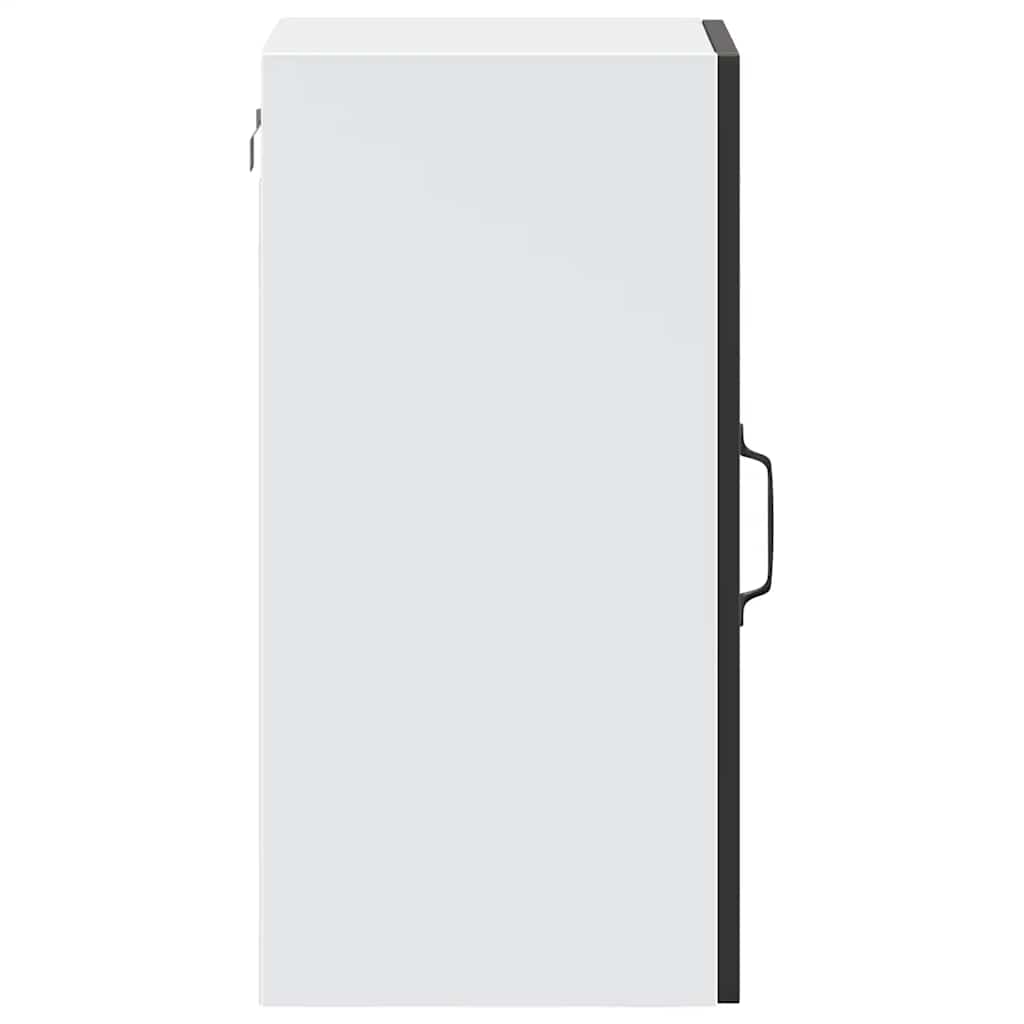 Kitchen Wall Cabinet with Glass Door "Porto" Black