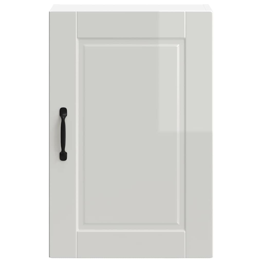 Kitchen Wall Cabinet "Porto" High Gloss White Engineered Wood