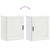 Kitchen Wall Cabinets 2 pcs Porto White Engineered Wood