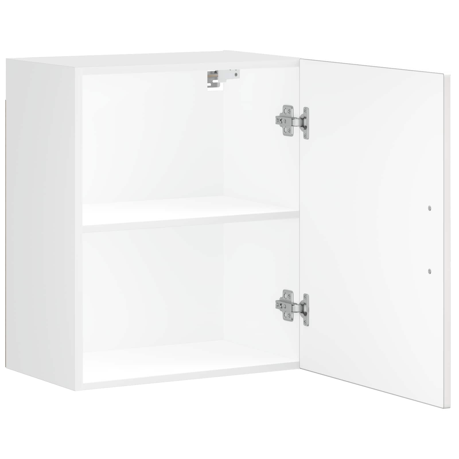Kitchen Wall Cabinet "Porto" High Gloss White Engineered Wood