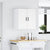 Kitchen Wall Cabinet Porto White Engineered Wood