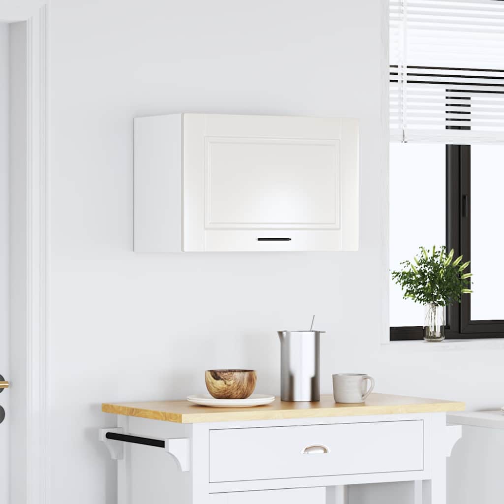 Kitchen Wall Cabinet "Porto" High Gloss White Engineered Wood