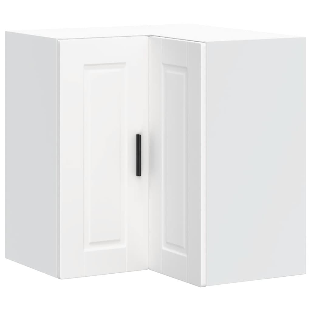 Kitchen Wall Corner Cabinet Porto White Engineered Wood