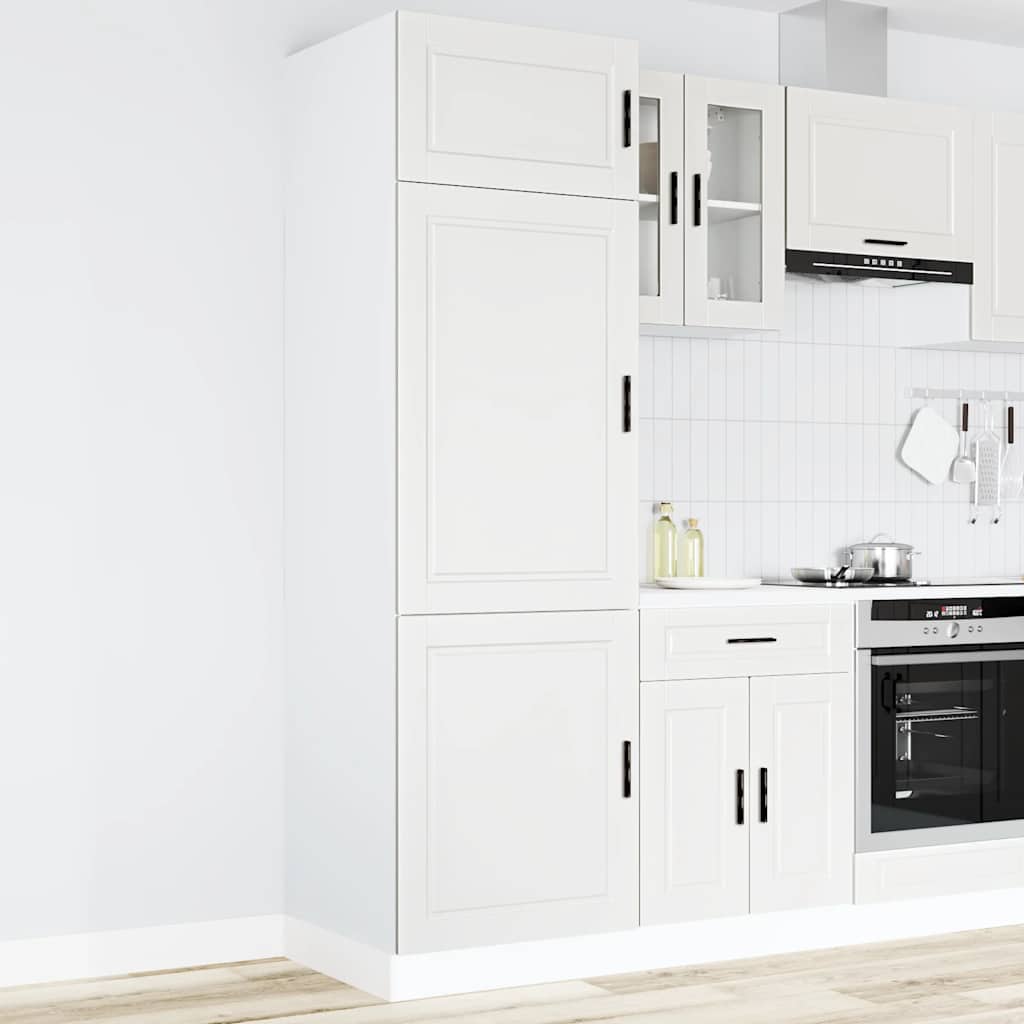 Kitchen Cupboard Porto White Engineered Wood