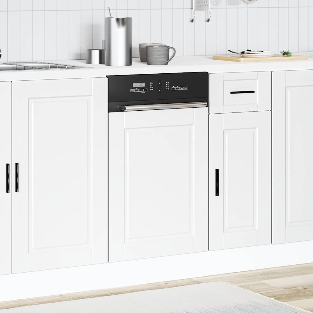 Dishwasher Panel Porto White 45x1.5x67 cm Engineered Wood