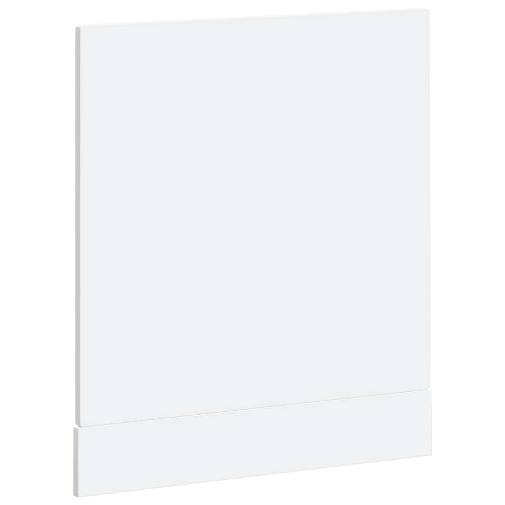 Dishwasher Panel "Porto" High Gloss White 60x1,5x67 cm Engineered Wood