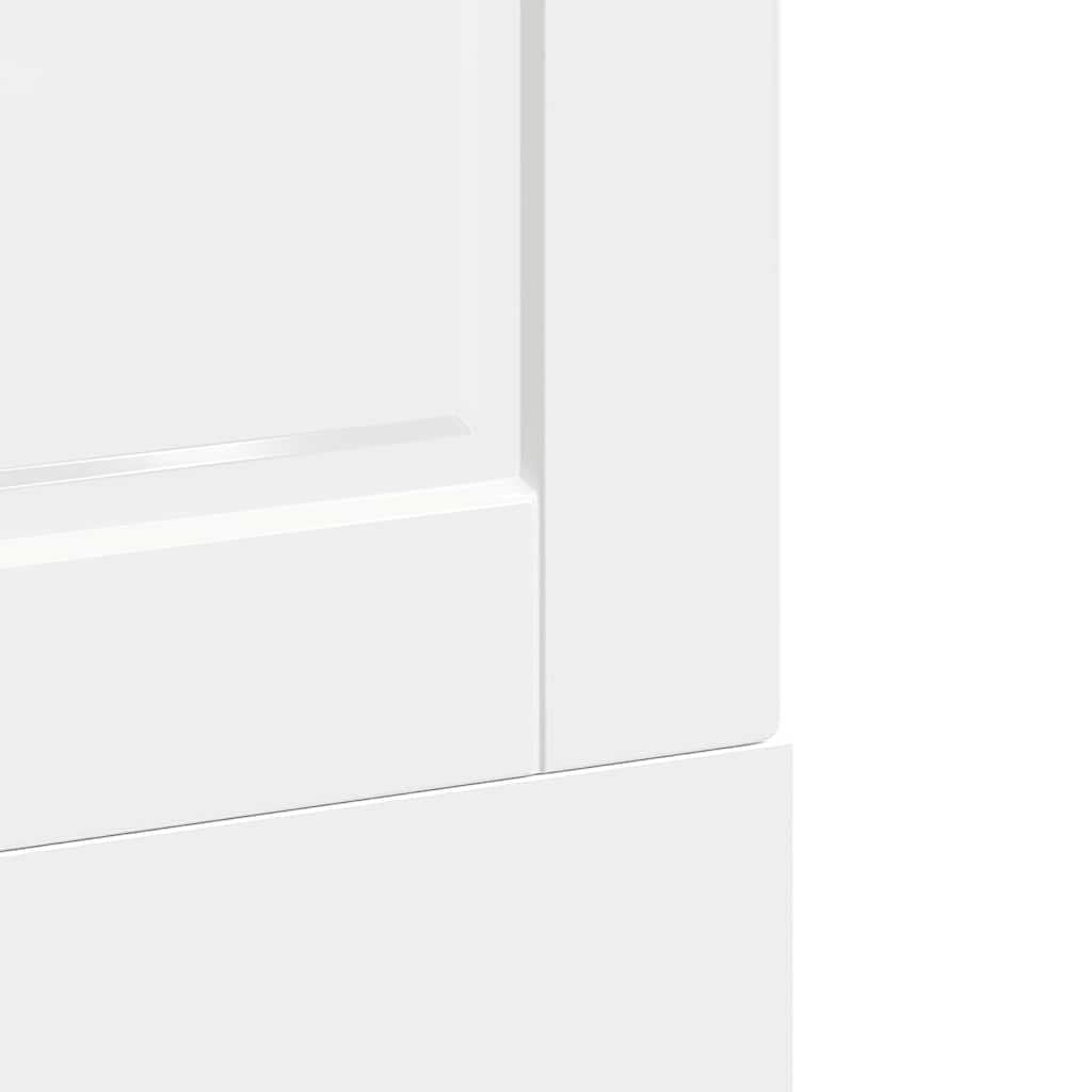 Dishwasher Panel "Porto" High Gloss White 60x1,5x67 cm Engineered Wood