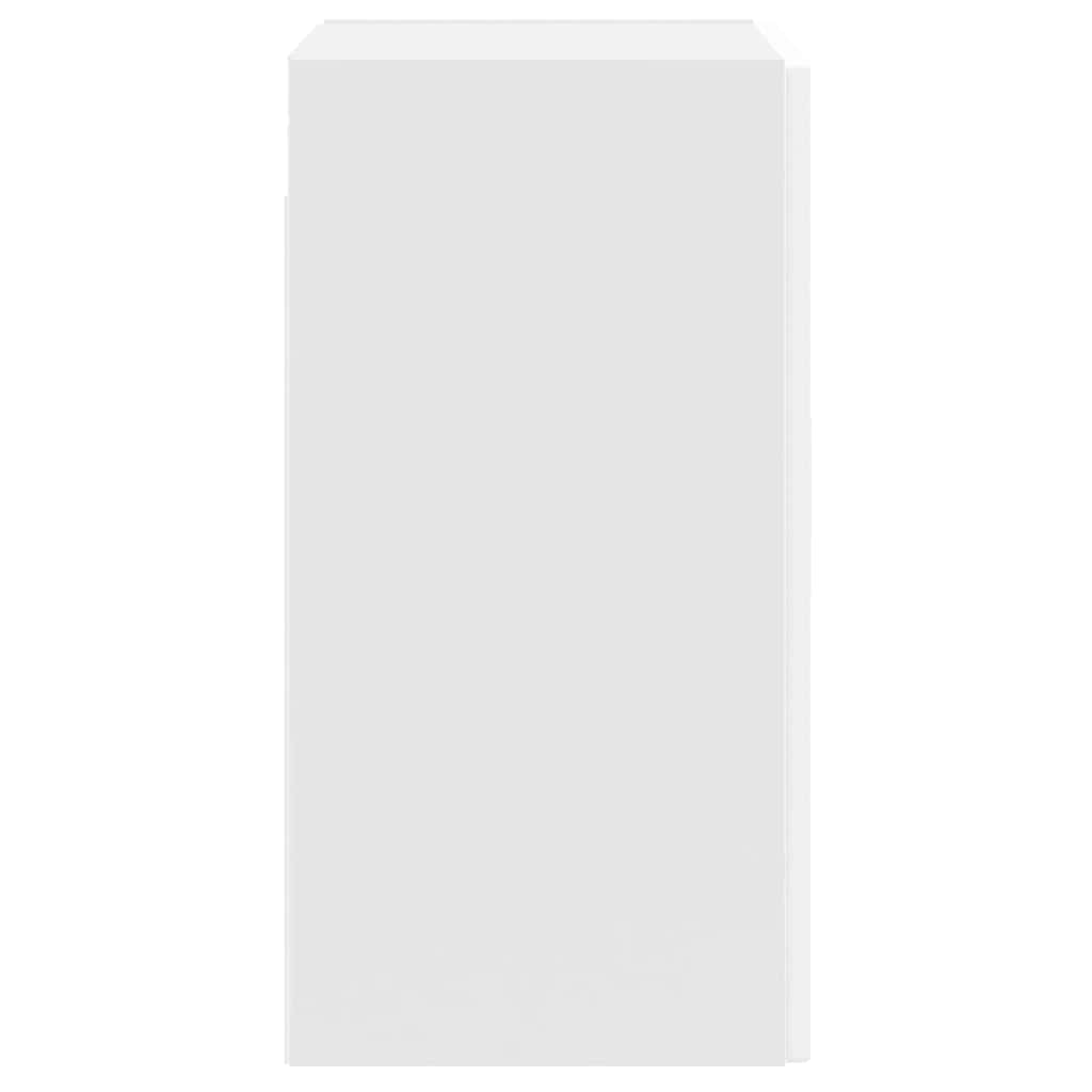 Kitchen Wall Cabinet with Glass Door "Porto" White