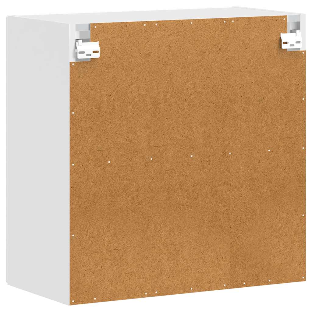 Kitchen Wall Cabinet with Glass Door "Porto" White