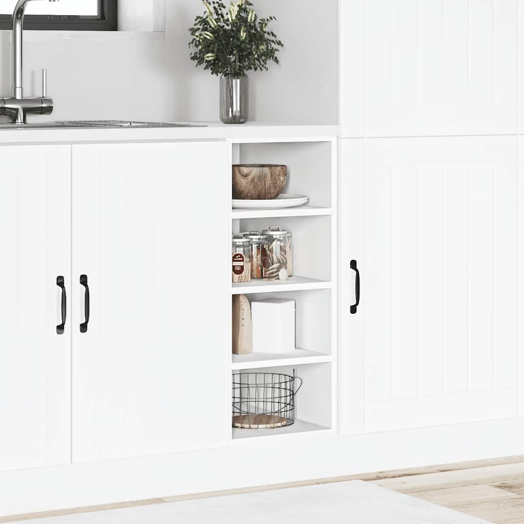 Bottom Cabinet "Riga" White 30x44,5x81,5 cm Engineered Wood