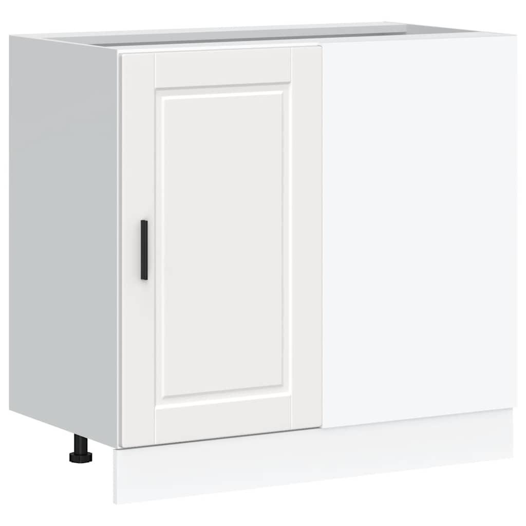 Kitchen Base Cabinet "Porto" White Engineered Wood
