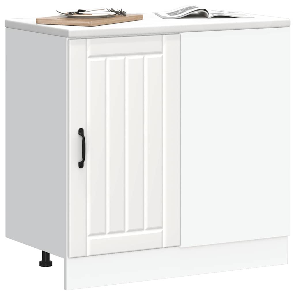 Kitchen Base Cabinet Lucca White Engineered Wood