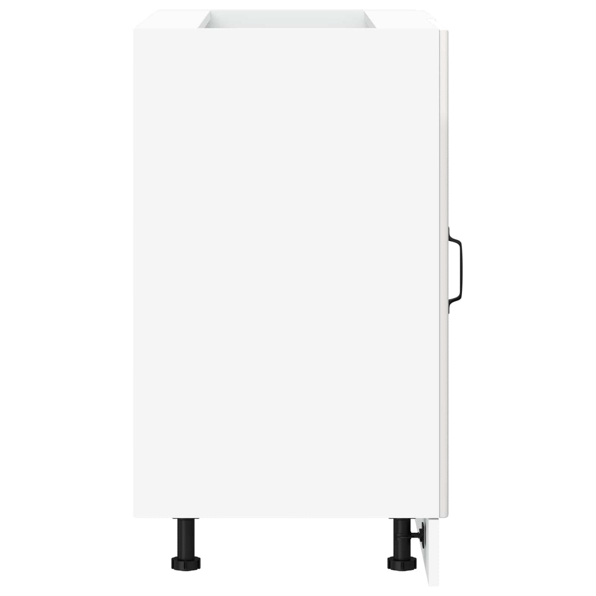 Kitchen Base Cabinet "Lucca" High Gloss White Engineered Wood