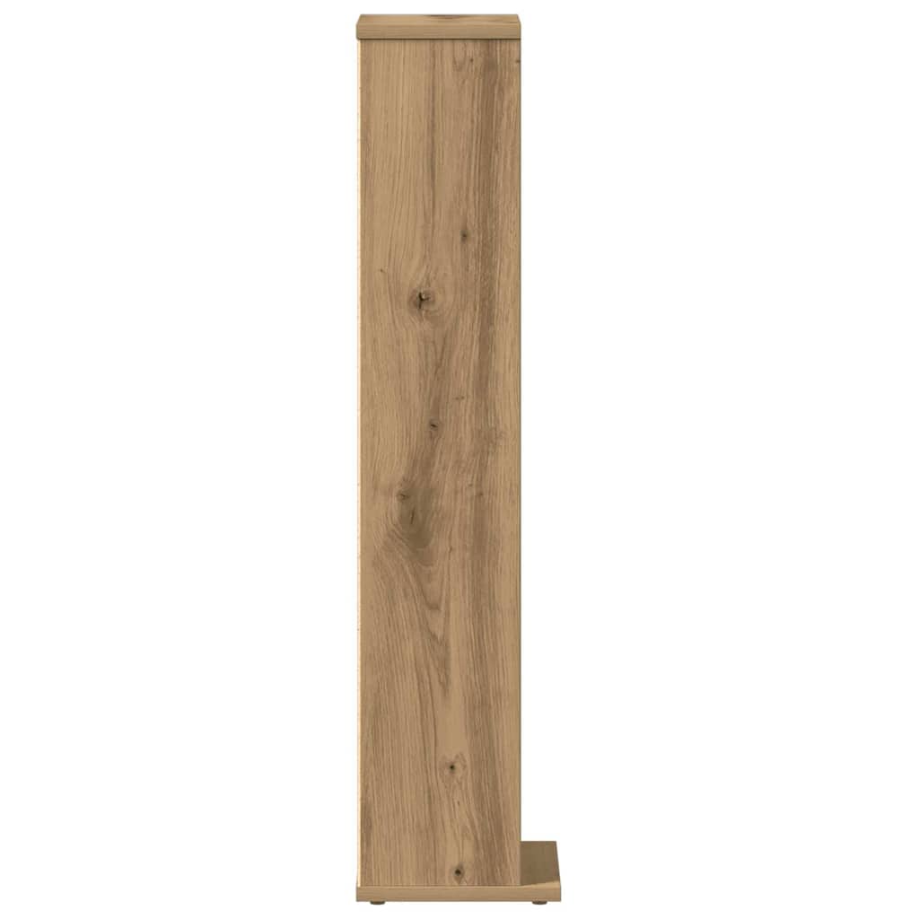 CD Cabinet Artisan Oak 21x20x88 cm Engineered Wood