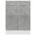 Bottom Cabinet Concrete Grey 60x46x81.5 cm Engineered Wood