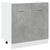 Sink Bottom Cabinet Lyon Concrete Grey 80x46x81.5 cm Engineered Wood