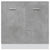 Sink Bottom Cabinet Concrete Grey 80x46x81.5 cm Engineered Wood