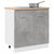 Sink Bottom Cabinet Concrete Grey 80x46x81.5 cm Engineered Wood