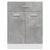 Drawer Bottom Cabinet Concrete Grey 60x46x81.5 cm Engineered Wood