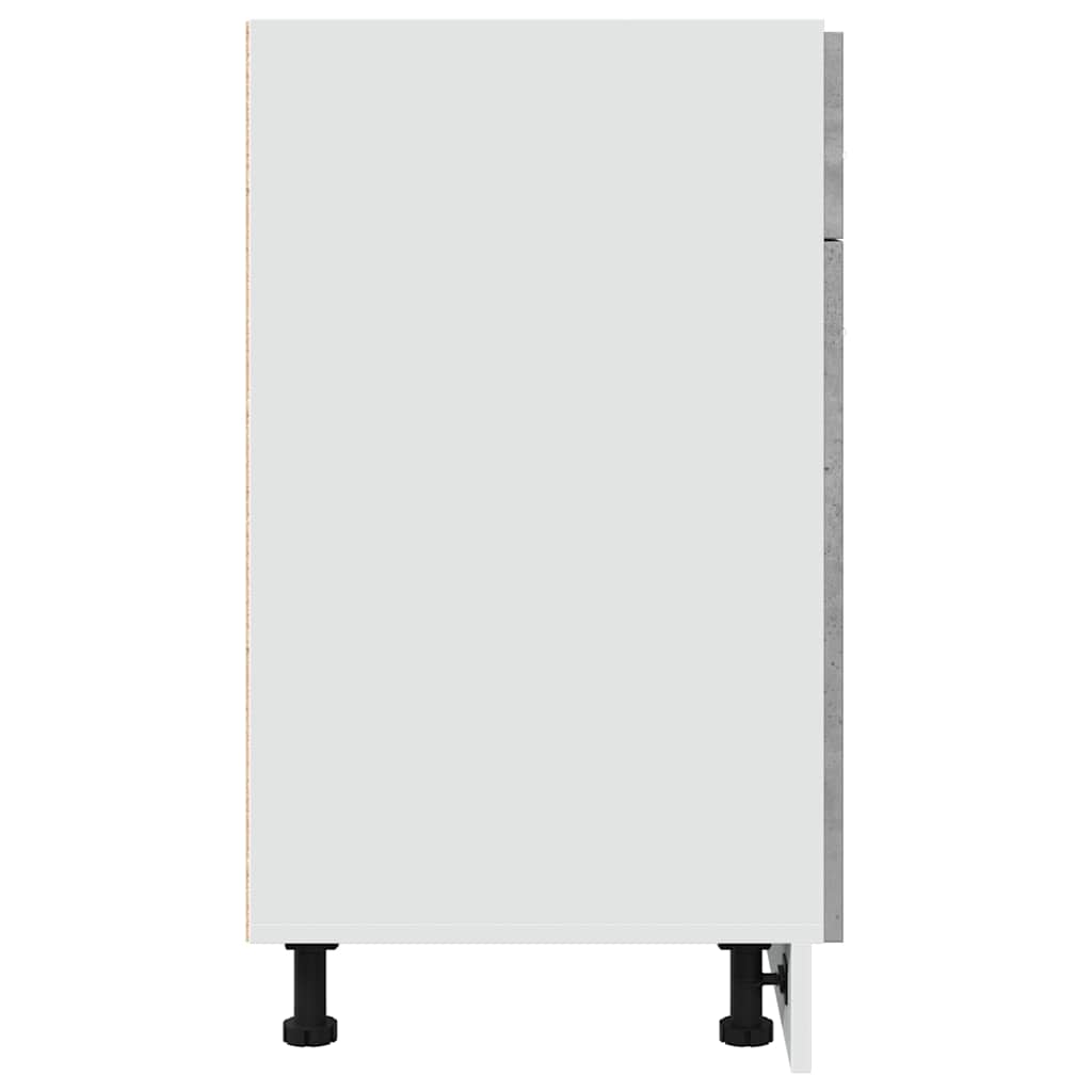 Drawer Bottom Cabinet Lyon Concrete Grey 80x46x81.5 cm Engineered Wood