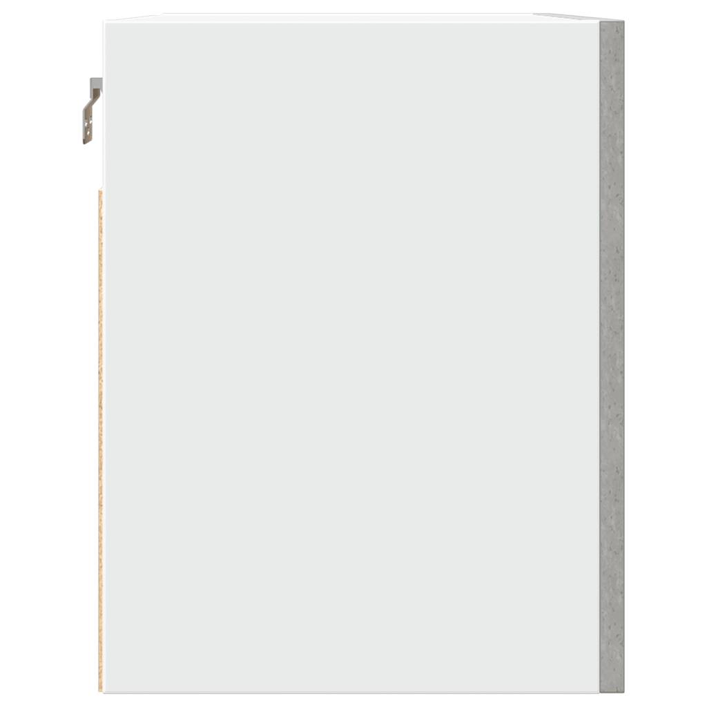 Hanging Cabinet "Lyon" Concrete Grey 60x31x40 cm Engineered Wood