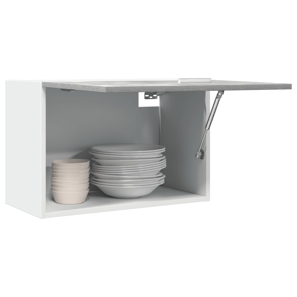 Hanging Cabinet "Lyon" Concrete Grey 60x31x40 cm Engineered Wood