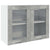 Hanging Glass Cabinet Concrete Grey 80x31x60 cm cm