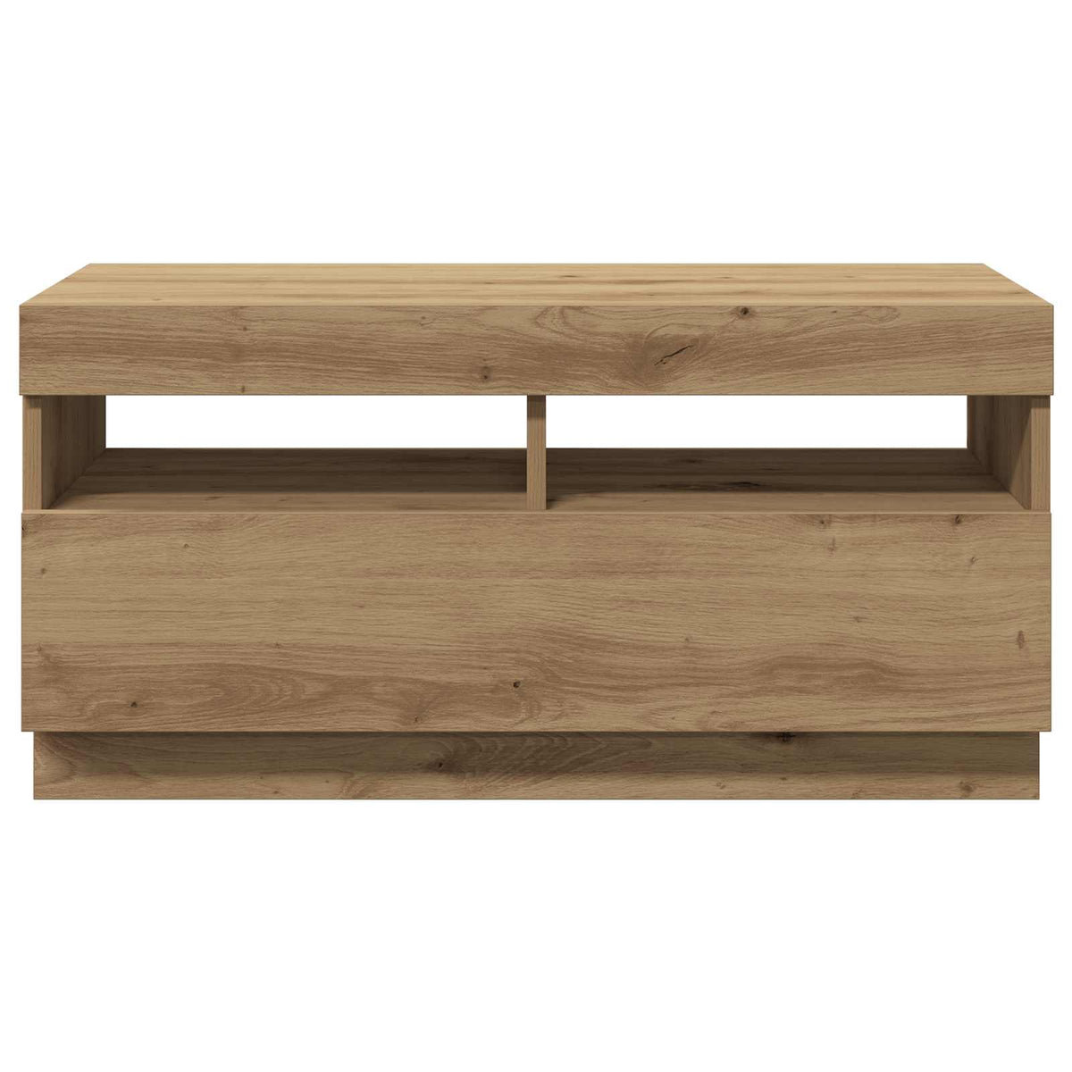 TV Cabinet with LED Lights Artisian Oak 80x35x40 cm