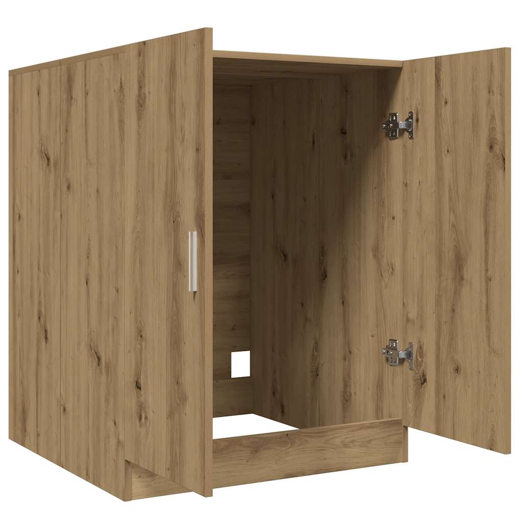 Washing Machine Cabinet Artisan Oak 70.5x71.5x91.5 cm