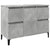 Sink Cabinet Concrete Grey 80x33x60 cm Engineered Wood