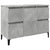 Sink Cabinet Concrete Grey 80x33x60 cm Engineered Wood