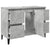 Sink Cabinet Concrete Grey 80x33x60 cm Engineered Wood